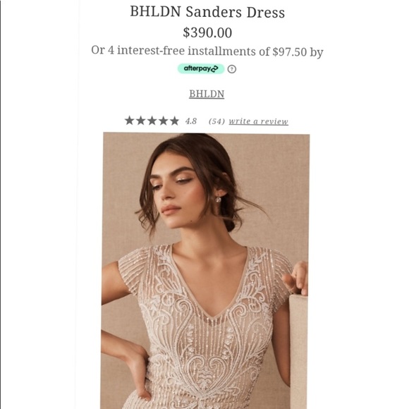 Anthropologie x BHLDN Sanders Embellished Dress - Picture 14 of 15